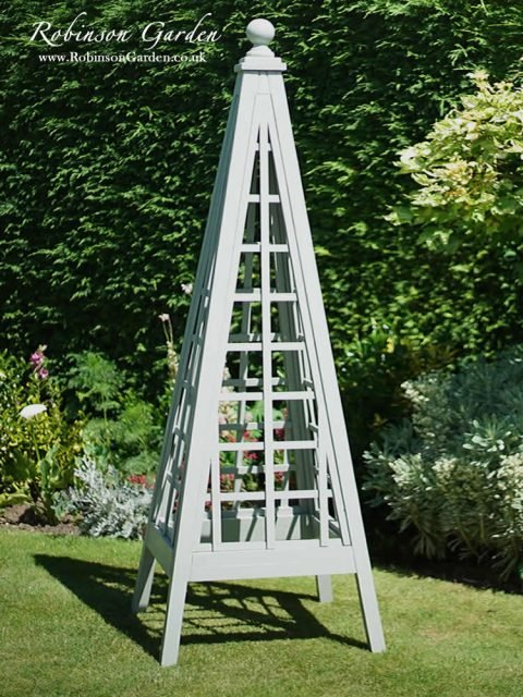 Bespoke wooden garden Obelisks - Robinson Garden