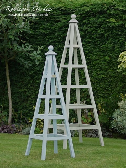 Bespoke wooden garden Obelisks - Robinson Garden