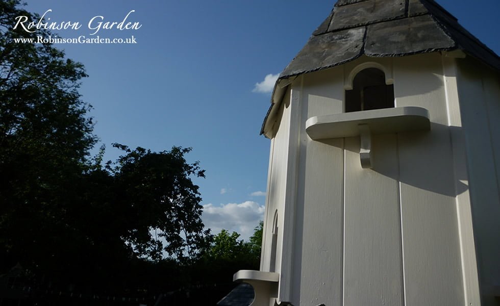 The Robinson Garden catalogue, displaying all of our bespoke garden products such as the Richmond seated arbour, dovecotes, bird tables, bird boxes, bird houses, wooden garden obelisks and more. Take a look at our catalogue on our website. Robinson Garden, bespoke garden products.