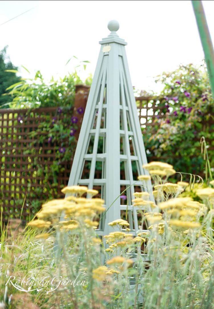 Buckingham Bespoke Wooden Trellised Garden Obelisk 