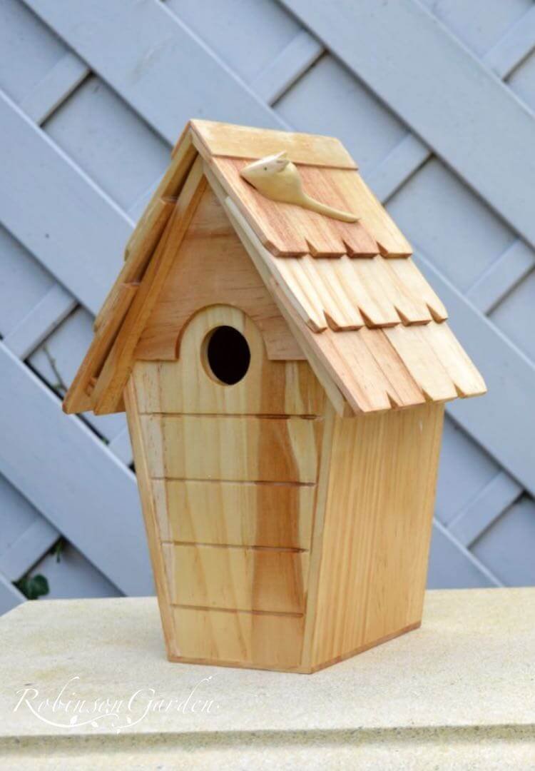Stamford Bespoke Bird box - Varnished