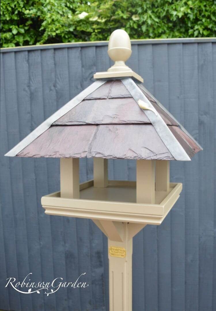 Basil Bird Table Bespoke Handcrafted Bird Feeder Table By