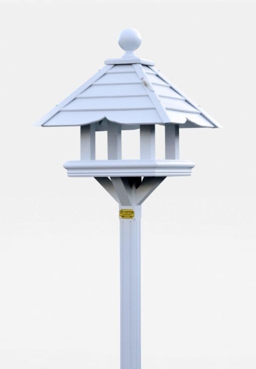 Montague Bespoke Wooden Bird Table Feeder hand painted using Farrow and Ball Paint. All hand crafted in England, UK
